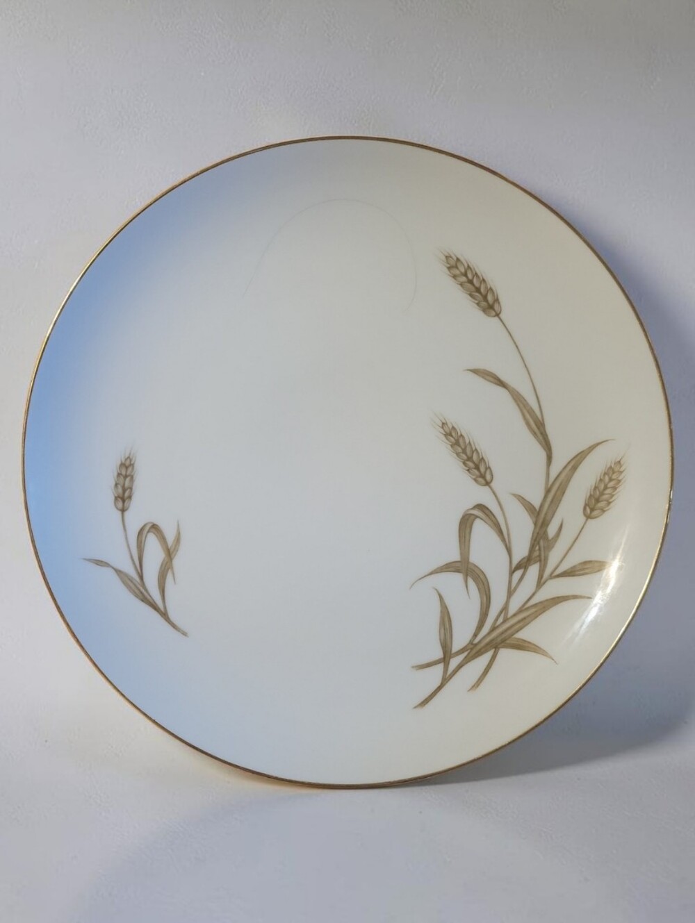 Vintage 1950-1960 Wentworth China HARVEST GOLD #7260 Wheat Dinner Plate 10 1/4"